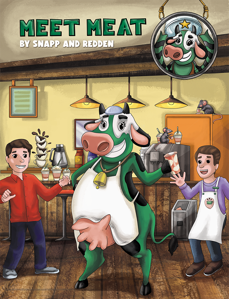 Children's book Cover - Meet Meat